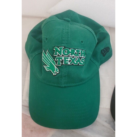 Lot of 2 university of north texas UNT mean green new era hats - Picture 3 of 9